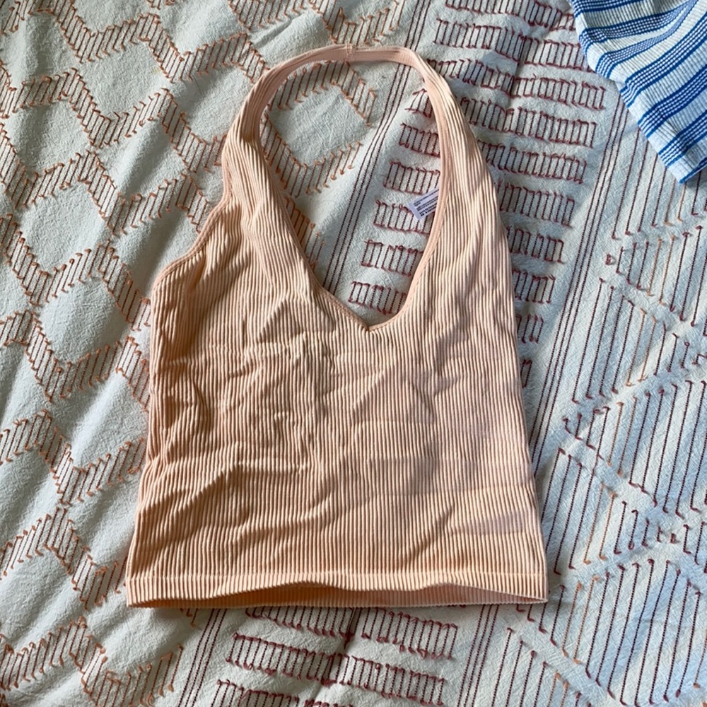 Sweet pink halter top